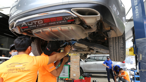 Mazda 6 Xanh xám độ pô on off - Đẳng cấp dân chơi xe